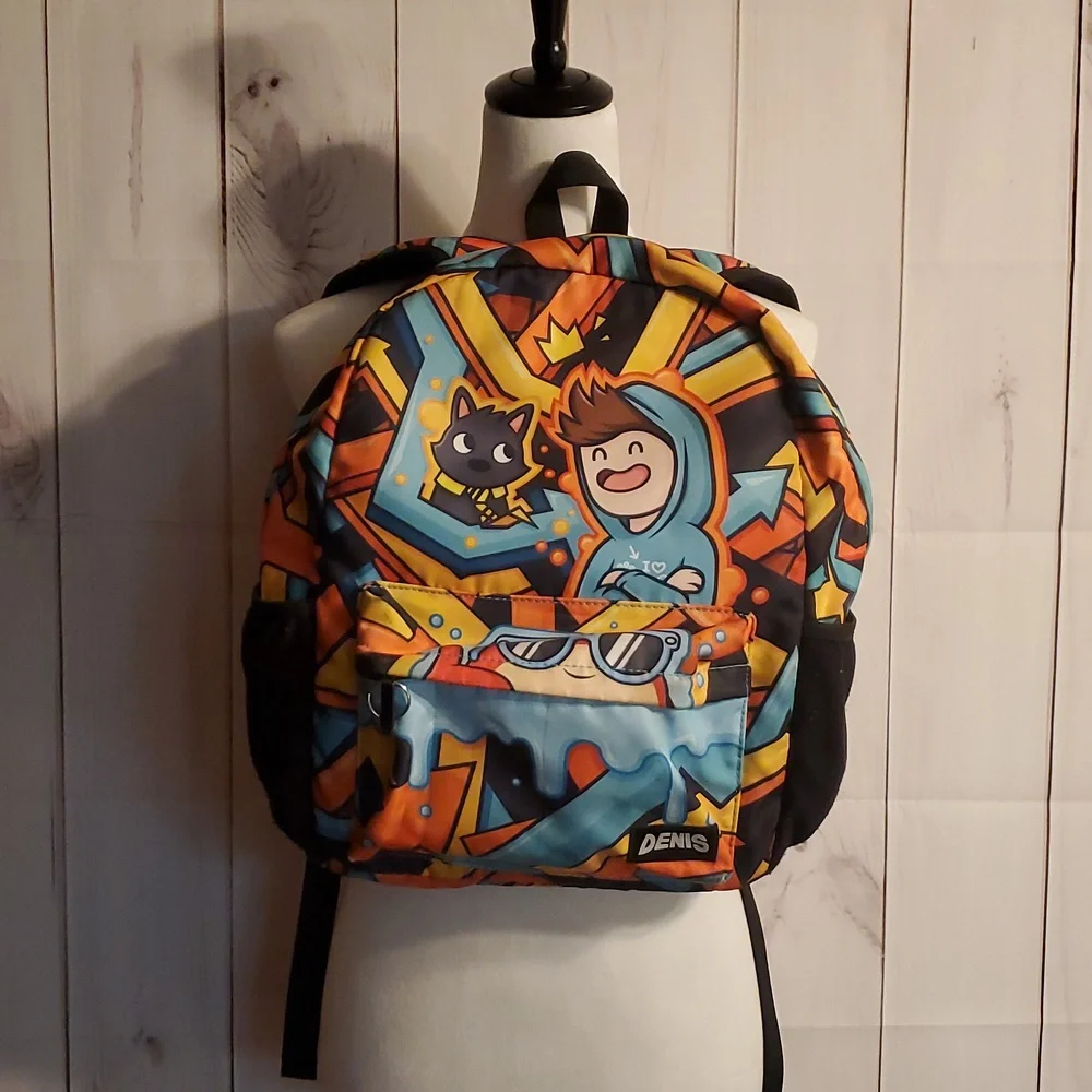 Colorful Graphic Backpack - Picture 3 of 14